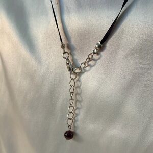 Elegant Black and Silver necklace